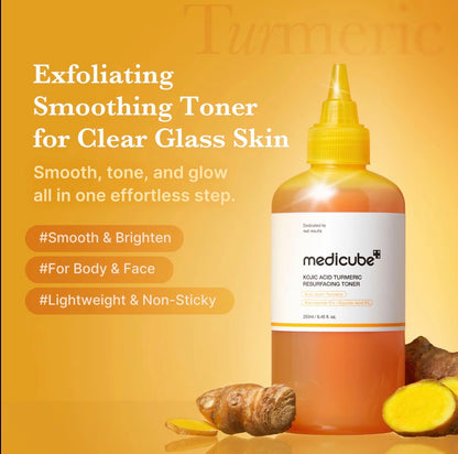 medicube Kojic Acid Turmeric Golden Glow Radiance Full Skincare Set