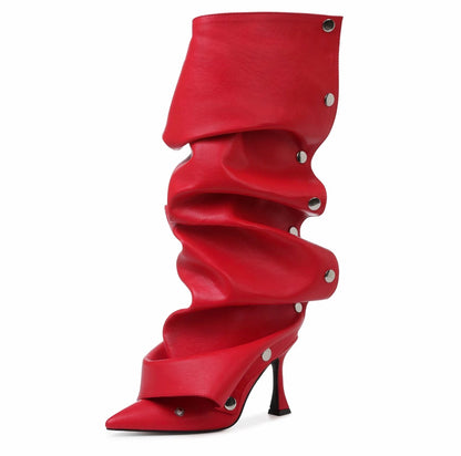 Women’s Knee High Slouchy Shark Boots