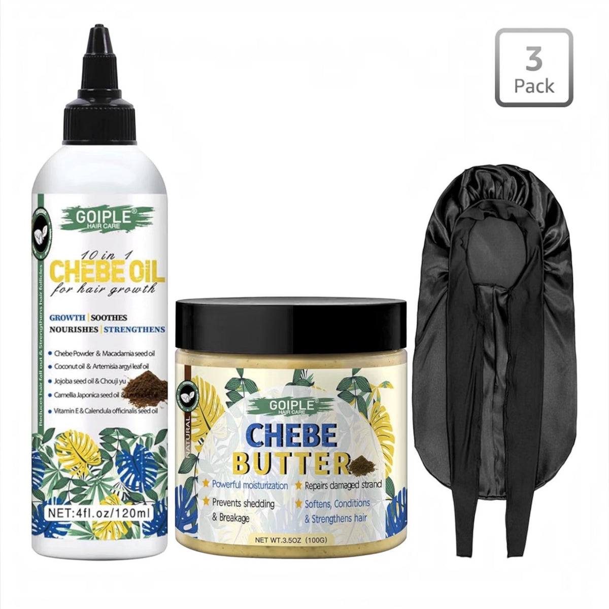 Natural Chebe Hair Oil for Hair Growth & Moisture | Chebe Scalp Oil