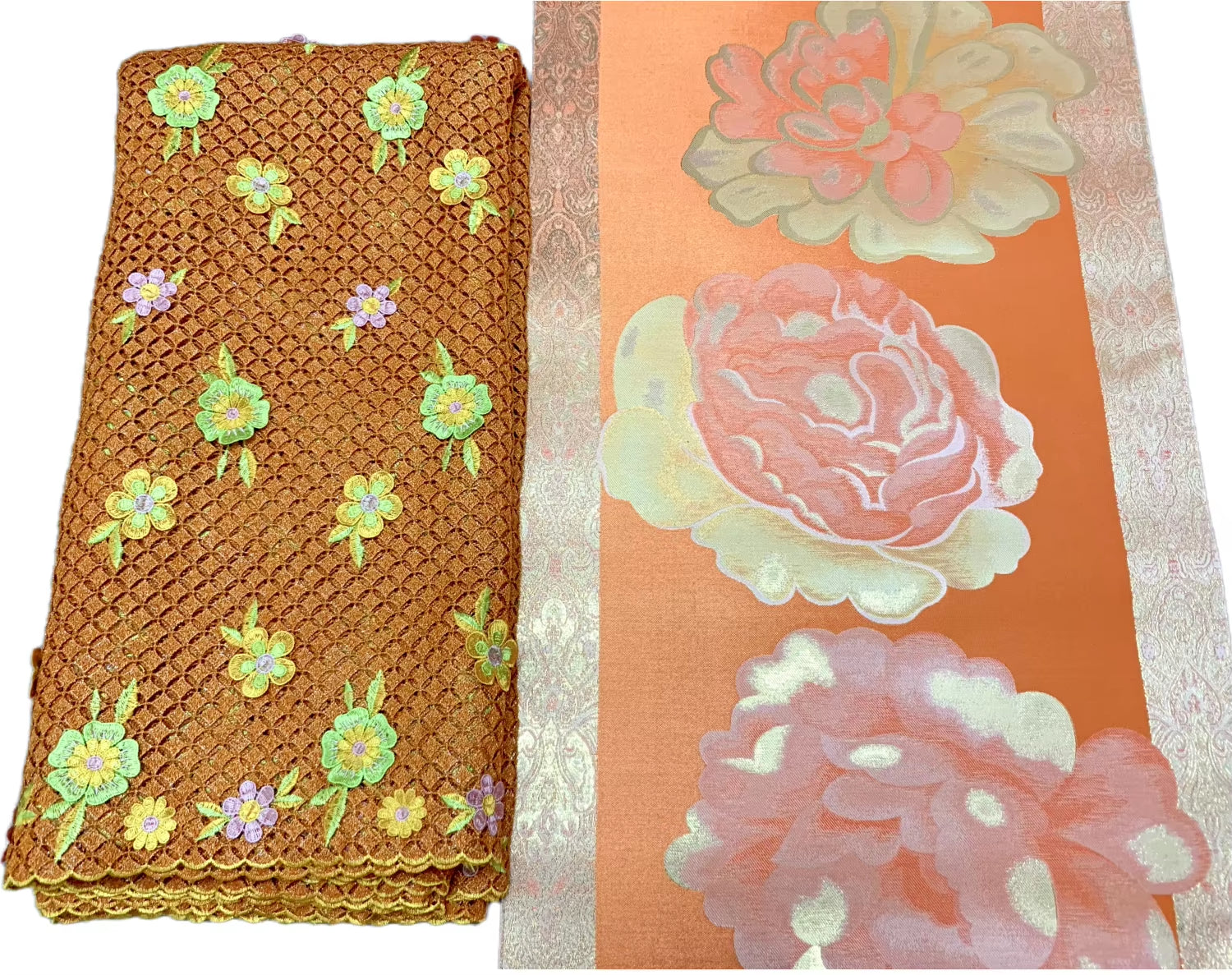 Nigerian 3D Embroidered Water Soluble Lace Fabric 2025 African Guipure Cord Lace Fabric for Sewing Women Dresses Latest 5 Yards