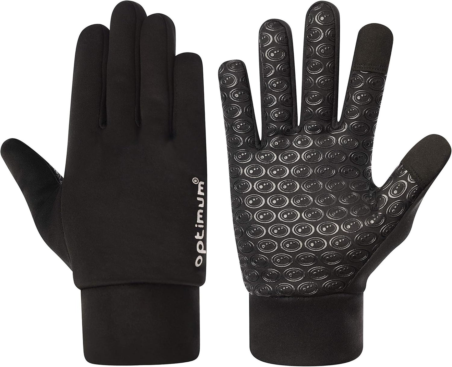 Aqua Waterproof Thermal Gloves for Men'S – Touchscreen Sensitive, Warm Padded, Anti-Slip Palm Grip, Lightweight – Perfect for Cold Weather, Cycling, Running, Hiking & Dog Walking