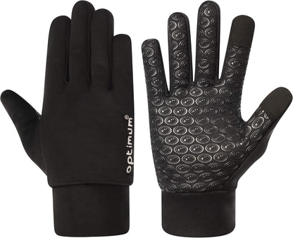 Aqua Waterproof Thermal Gloves for Men'S – Touchscreen Sensitive, Warm Padded, Anti-Slip Palm Grip, Lightweight – Perfect for Cold Weather, Cycling, Running, Hiking & Dog Walking