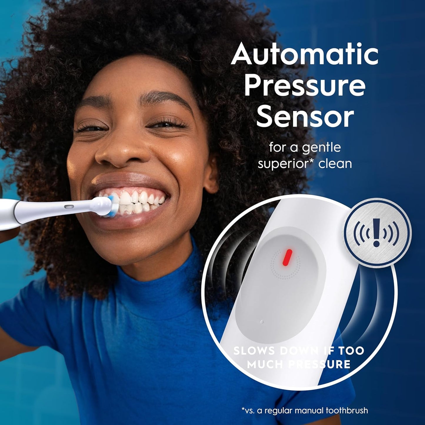 Io2 Electric Toothbrush, 1 Gentle Care Toothbrush Head, 1 Travel Case, 1 Travel Refill Holder, Toothbrush for Adults (Simple White), Designed by Braun, 2 Pin UK Plug