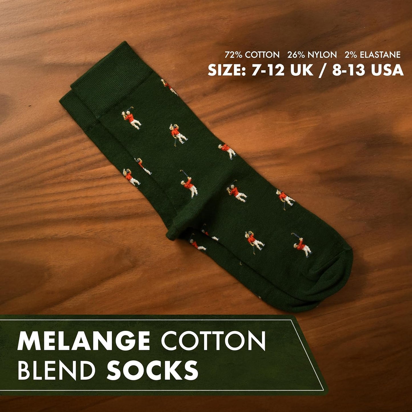 - Golf Socks on the Rocks - Socks, Whiskey Glass & Golf Ball Ice Stone Set - Golf Gift Set for Men - Size 8-13