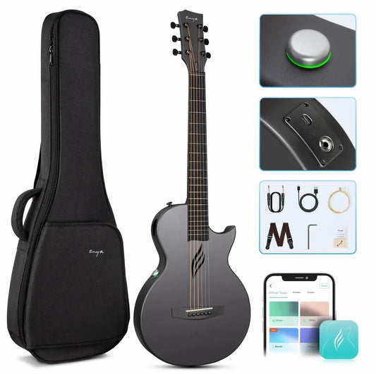 NOVA GO SP1 Carbon Fibre Acoustic Electric Travel Guitar