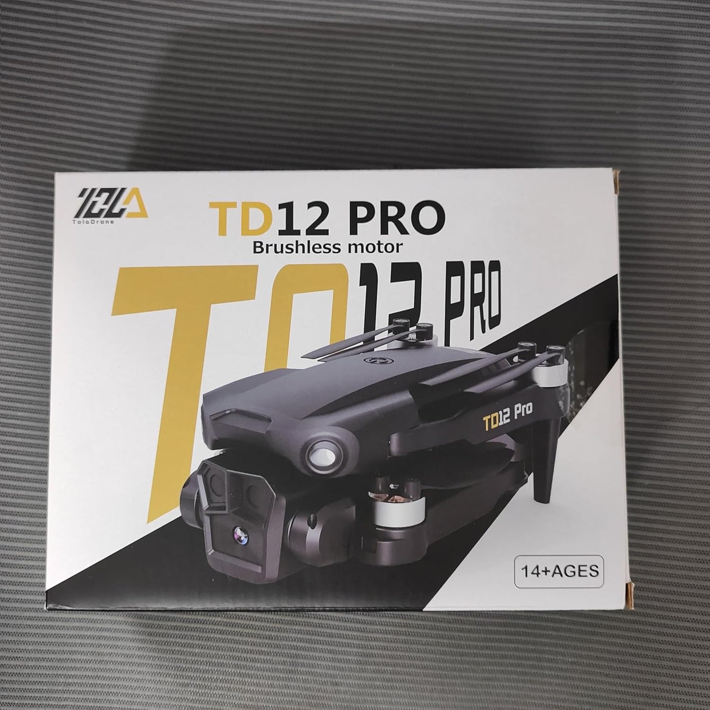 Drone for Beginners, Drone with Camera 4K Foldable Mini Drones with Optical Flow Positioning, Headless Mode, One-Key Takeoff/Landing, Brushless Motor Drones for Adults, TD12PRO