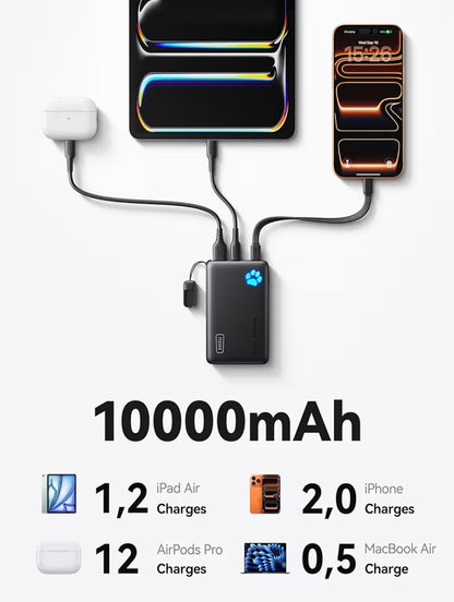 INIU 45W Fast Charging Power Bank 10000mAh Portable Charger