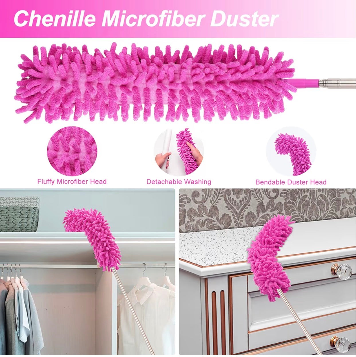 15 Piece Microfibre Duster Set