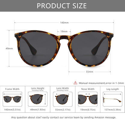 Classic Retro Round Sunglasses for Men and Women - Vintage Designer Style