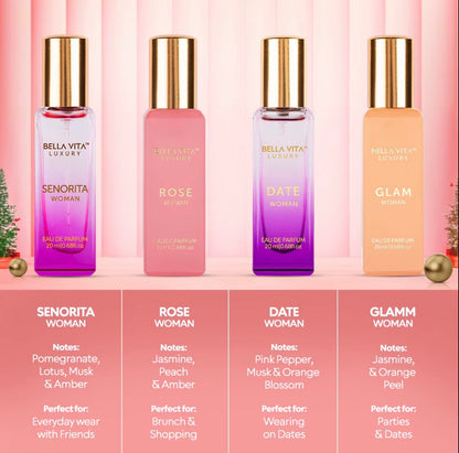 BellaVita Luxury 12 Pack Perfume Gift Set
