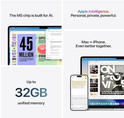 Apple MacBook Air 15-inch M5 24GB 1TB SSD Wi-Fi 7 Sky Blue