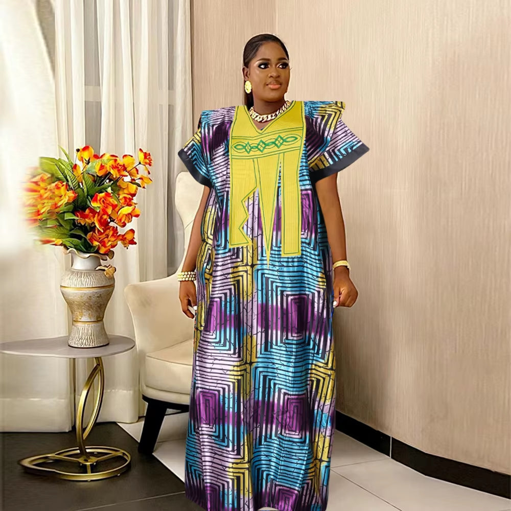 African Dresses for Women Traditional Africa Clothing Dashiki Ankara Outfits Gown Abayas Robe Muslim Kaftan Maxi Long Dress 2025