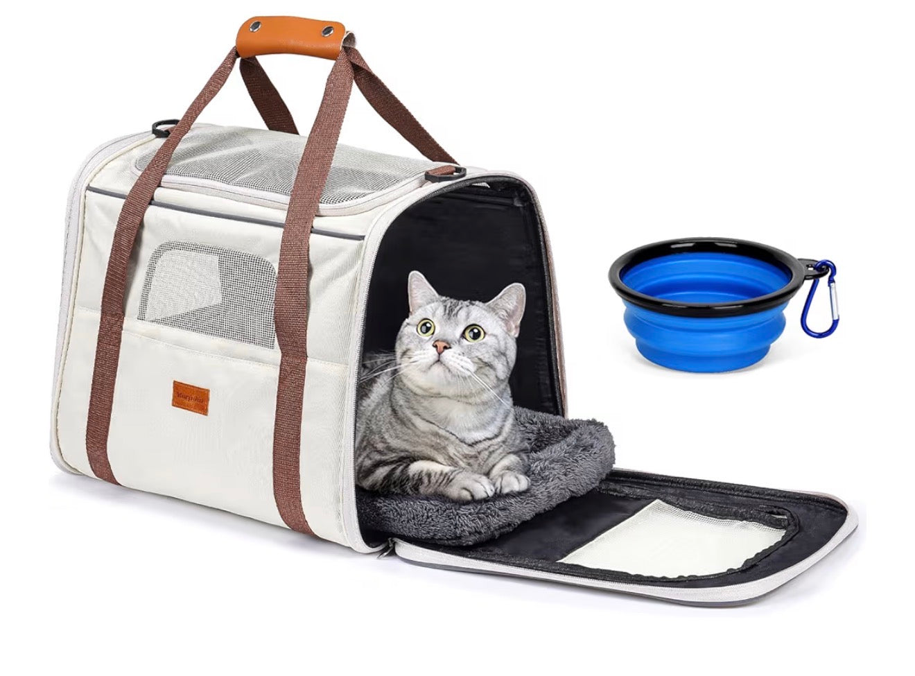 Morpilot Airline Approved Pet Carrier Large Grey