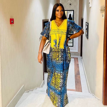African Dresses for Women Traditional Africa Clothing Dashiki Ankara Outfits Gown Abayas Robe Muslim Kaftan Maxi Long Dress 2025