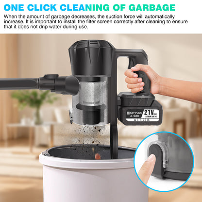 3In1 Cordless Vacuum Cleaner Upright Handheld Stick Lightweight Bagless