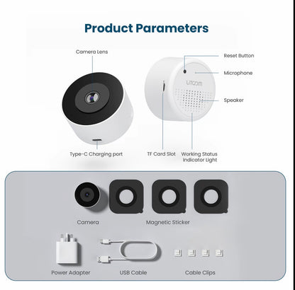 2K Litokam Window Camera Indoor Security Camera