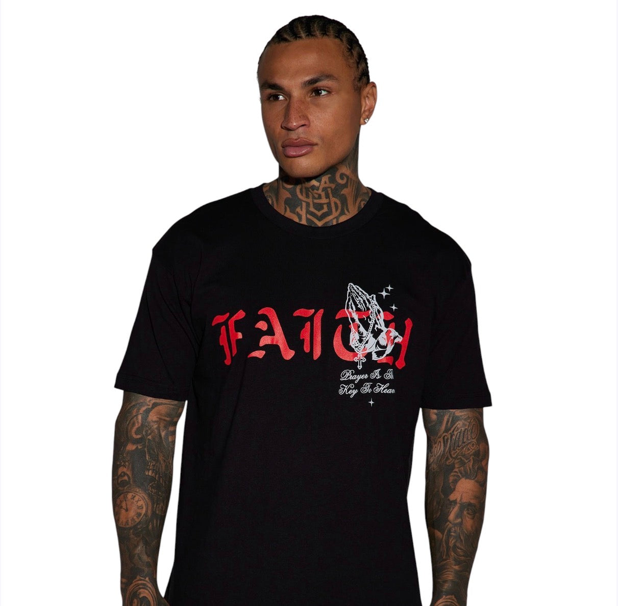 Blessed With Faith Short Sleeve Tee Black
