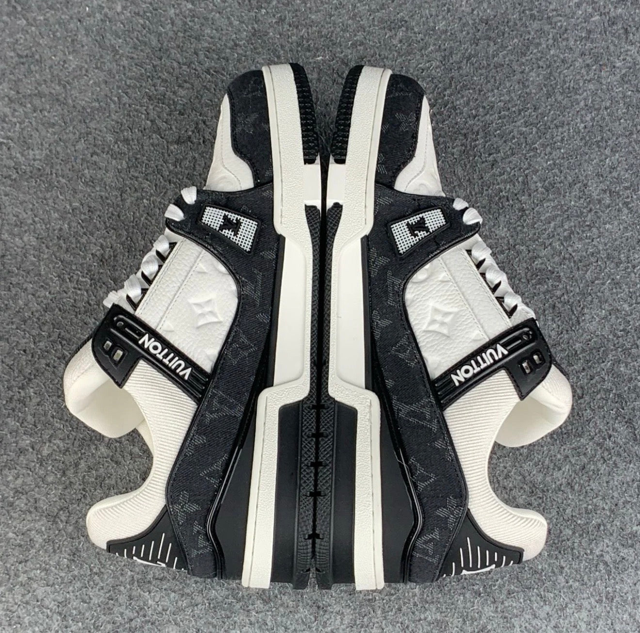 LV Trainer 'Black Monogram Denim'