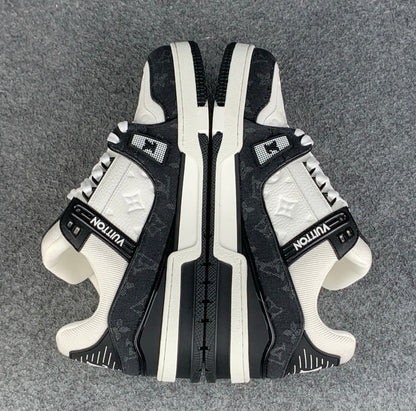 LV Trainer 'Black Monogram Denim'