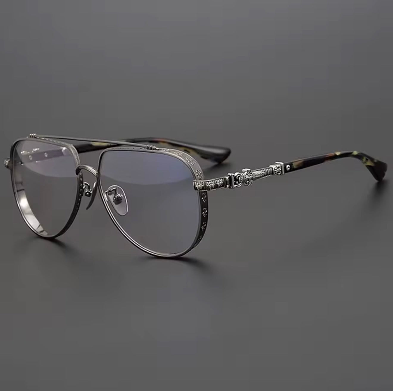 New Male and Female Pilot Glasses Frame Outdoor Leisure Brand Design High Quality Fashion Luxury Optical Prescription Eyeglass