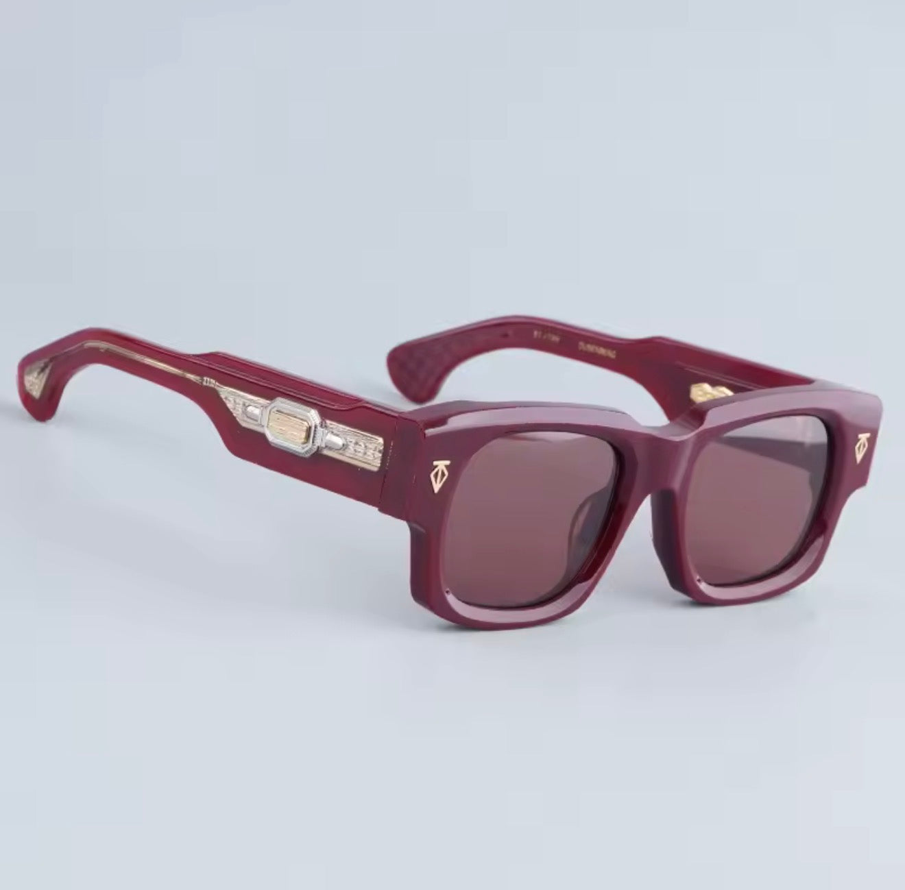 Dusenberg Thick Heavy Acetate Sunglasses High Quality Men and Women Fashion High Street Designer Uv400 Eyeglasses with Case