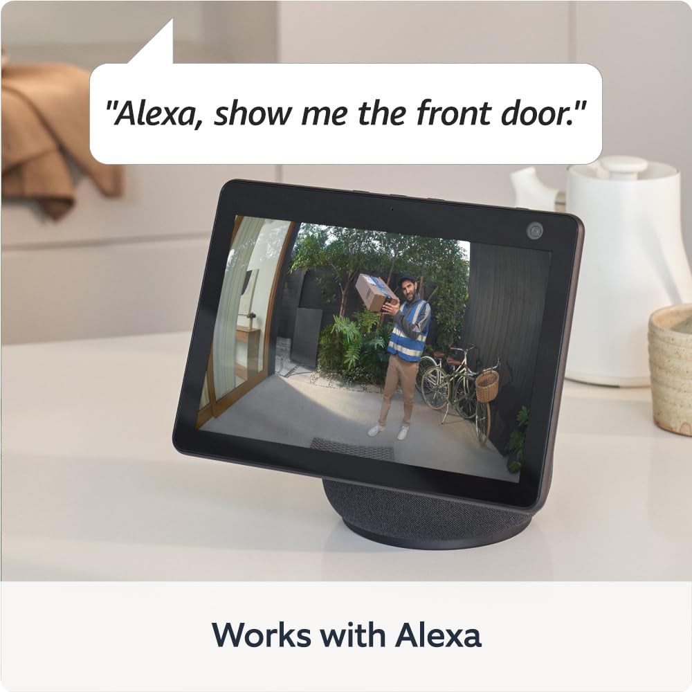 Battery Video Doorbell (2024 Release) + Chime | DIY Wireless Video Doorbell Camera | Head-To-Toe View | Easy to Install (5 Min) | with Built-In Battery I 30-Day Free Trial of  Home