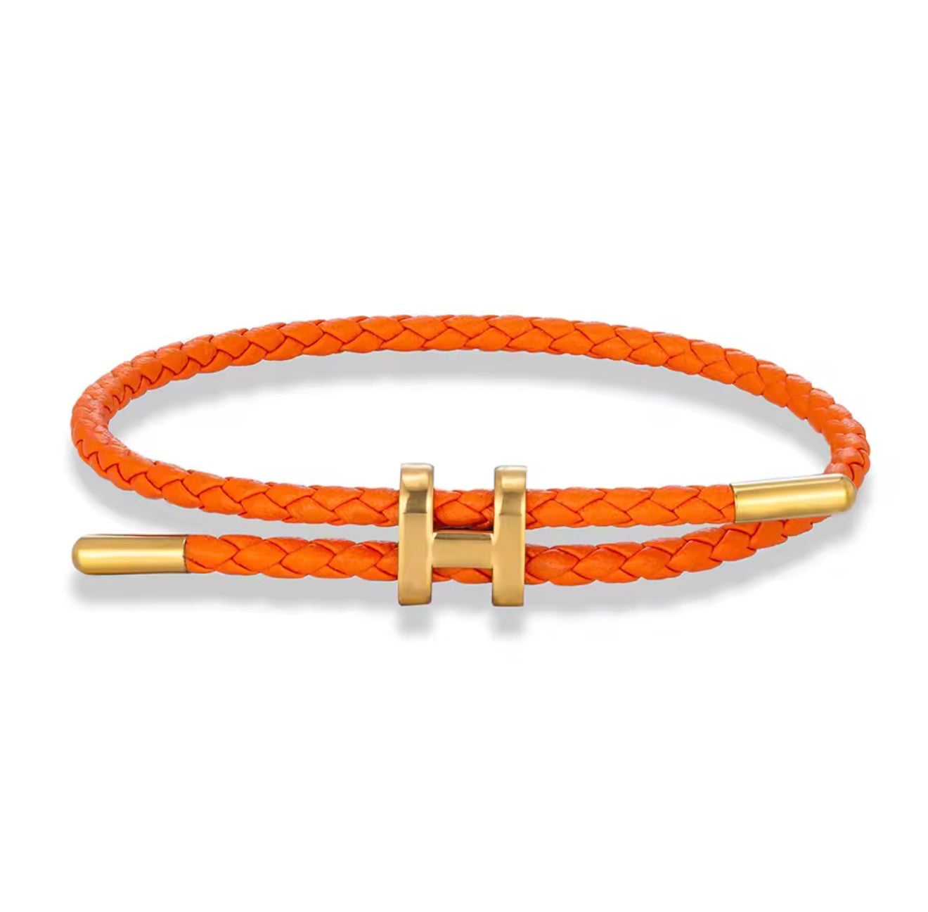 MKENDN Adjustable 3mm Red Braided Leather Bracelet for Men & Women Stainless Steel Jewelry Classic Simple Unisex Couple Gift