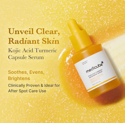 medicube Kojic Acid Turmeric Capsule Serum with Niacinamide Glow Capsules