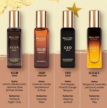 BellaVita HIM N’MORE Perfume Set