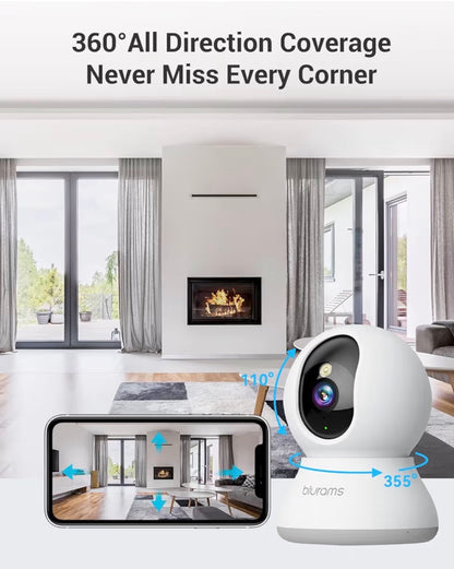 blurams 2K Pet Camera with 360° Motion Tracking
