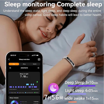 Fitness Tracker Smart Bracelet Heart Rate Sleep Step Monitor
