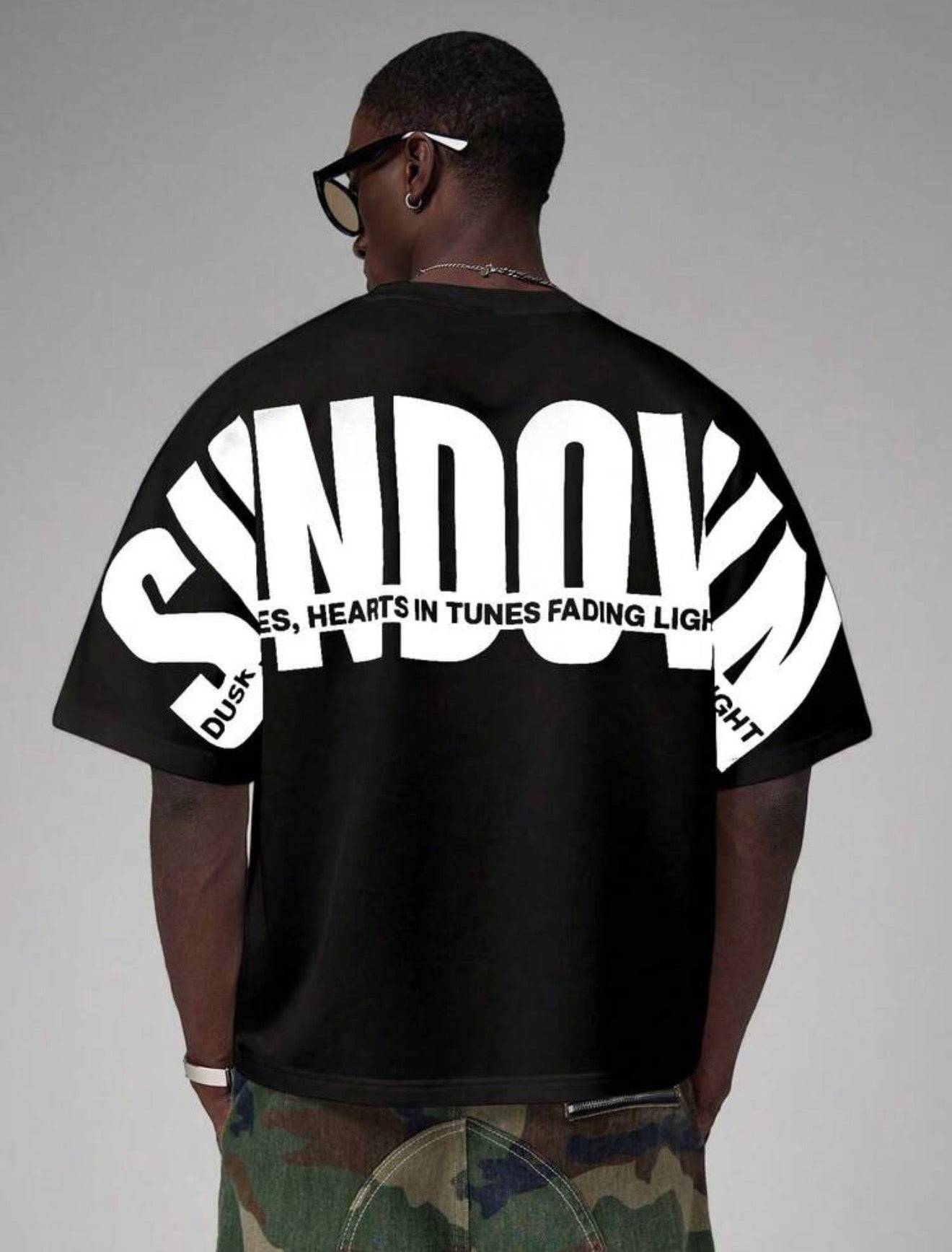 STYNVO Men’s Letter Graphic T Shirt