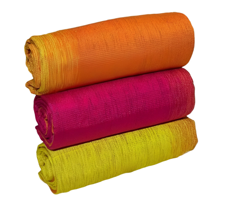 Authentic Ombre Kente 6 Yards Genuine Ghana Handwoven Kente Fabric and Kente Cloth African Fabric African Bonwire Ghana Kente Traditional