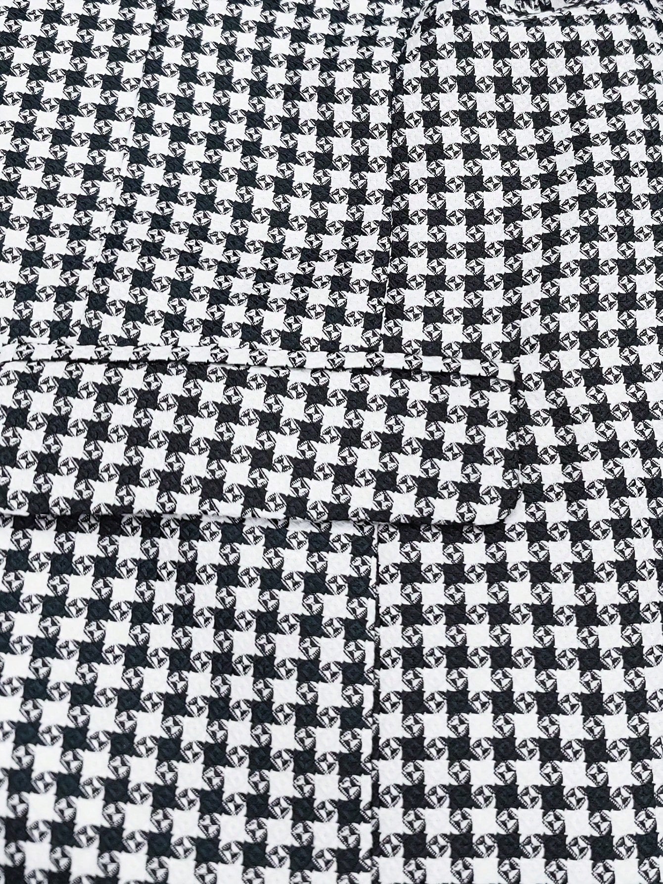 I Finelong Fashionable Casual Houndstooth Patterned Suit Jacket for Men, Suitable for Commuting and Going Out