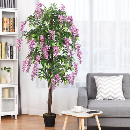 Elegant 180CM Artificial Wisteria Tree for Luxurious Living Room and Office Decoration