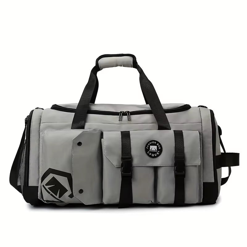 Large-Capacity Travel Backpack, Wet and Dry Separation Sports Gym Bag, Independent Shoe Storage Compartment