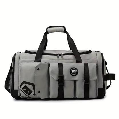 Large-Capacity Travel Backpack, Wet and Dry Separation Sports Gym Bag, Independent Shoe Storage Compartment