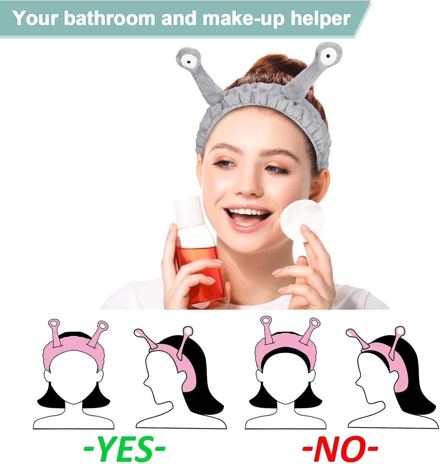 3-Piece Spa Face Wash Headband Set, Elastic Coral Fleece Makeup Headbands for Women - Ideal for Skincare, Shower, and Sports