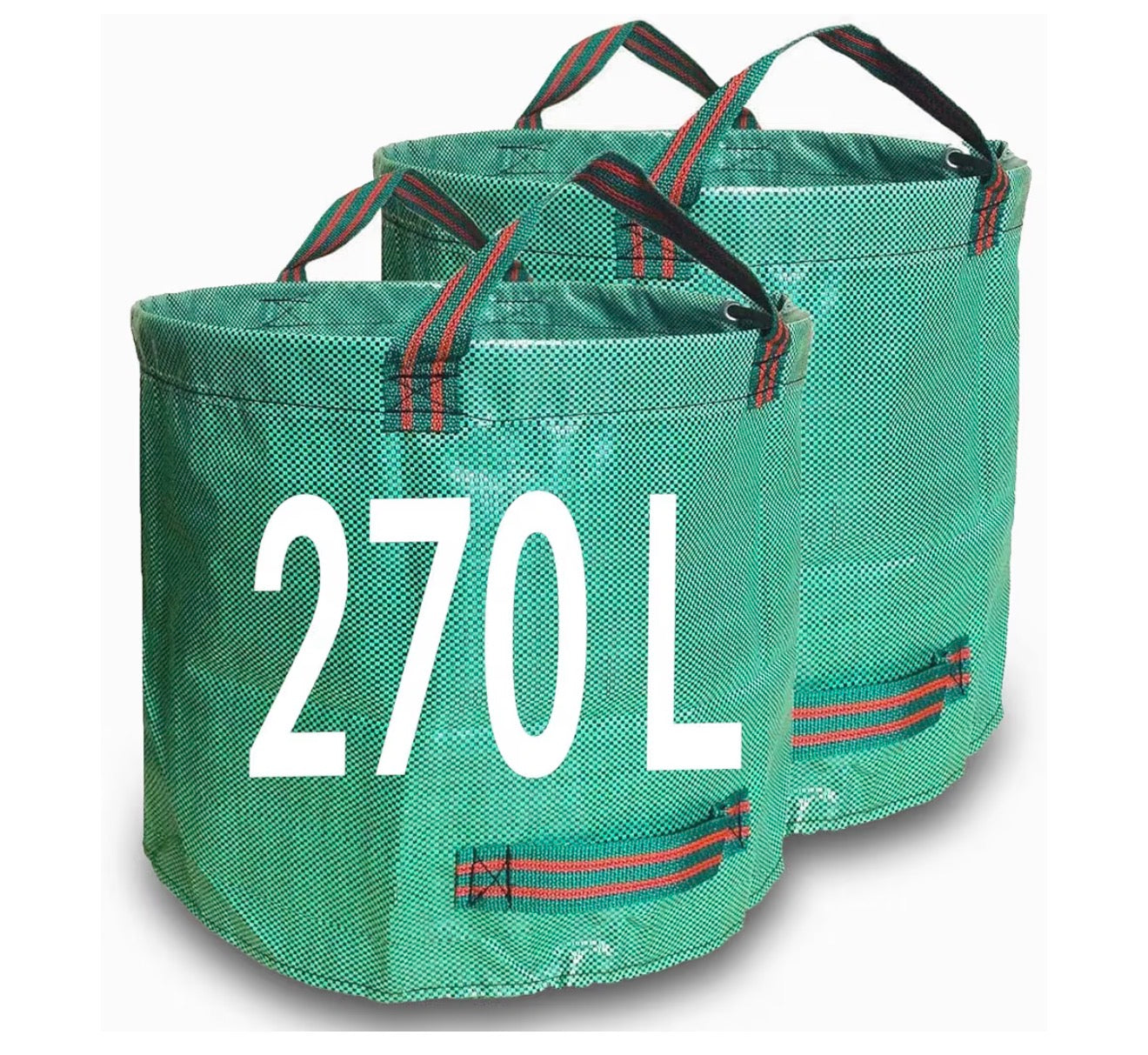 Singwow 500L Garden Waste Bags 2 Pack Heavy Duty Reusable Sacks