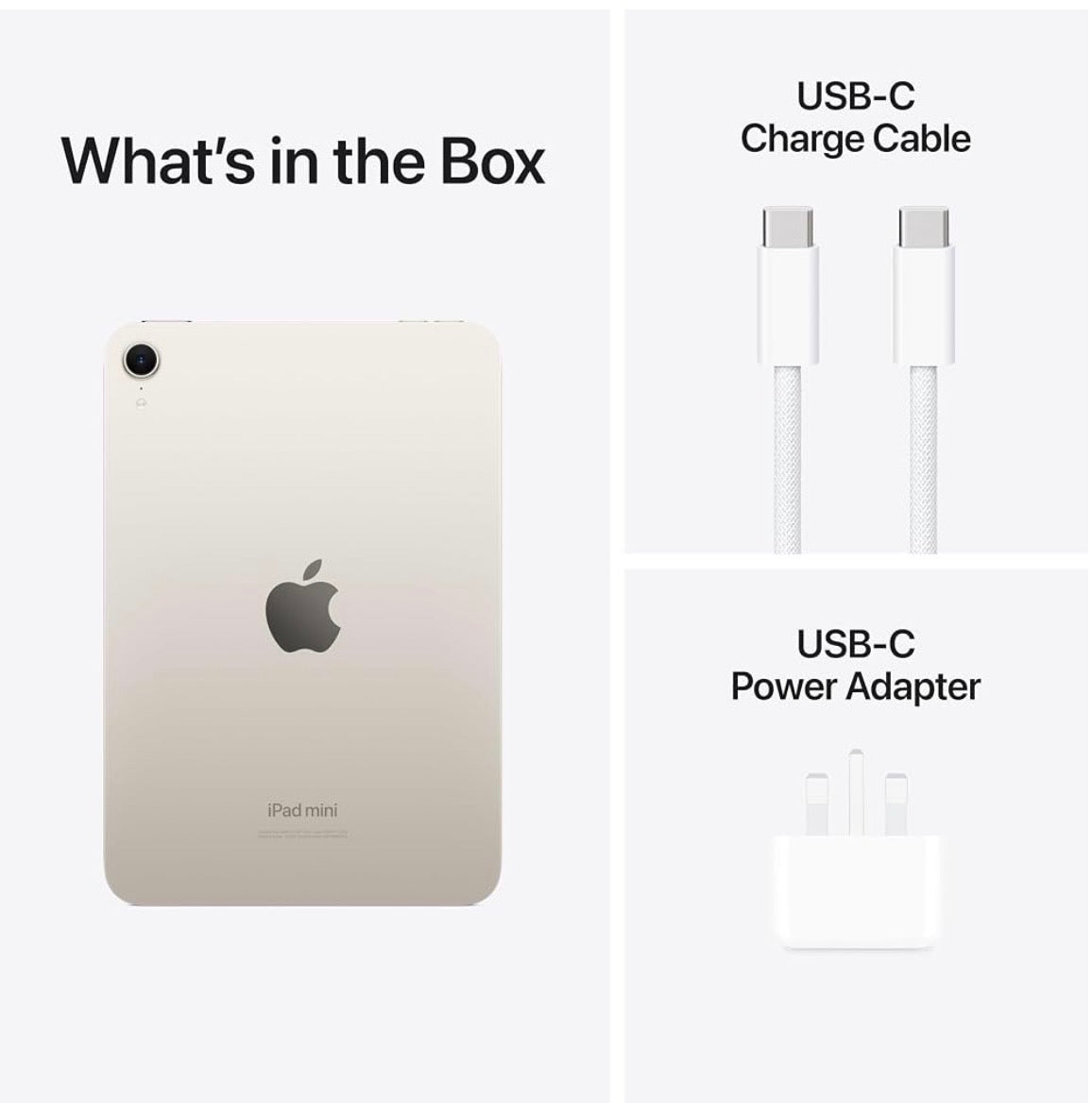 Apple iPad mini A17 Pro 256GB Wi-Fi 6E Starlight