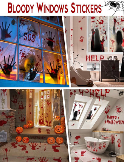 WOHOHOHO 202-Piece Bloody Halloween Decorations Set | Minja Superstore