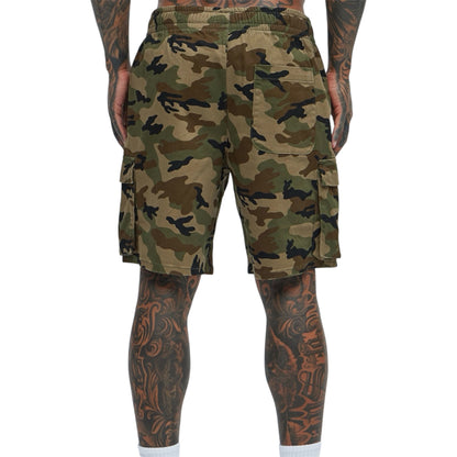 Twill Volley Cargo Shorts Camouflage
