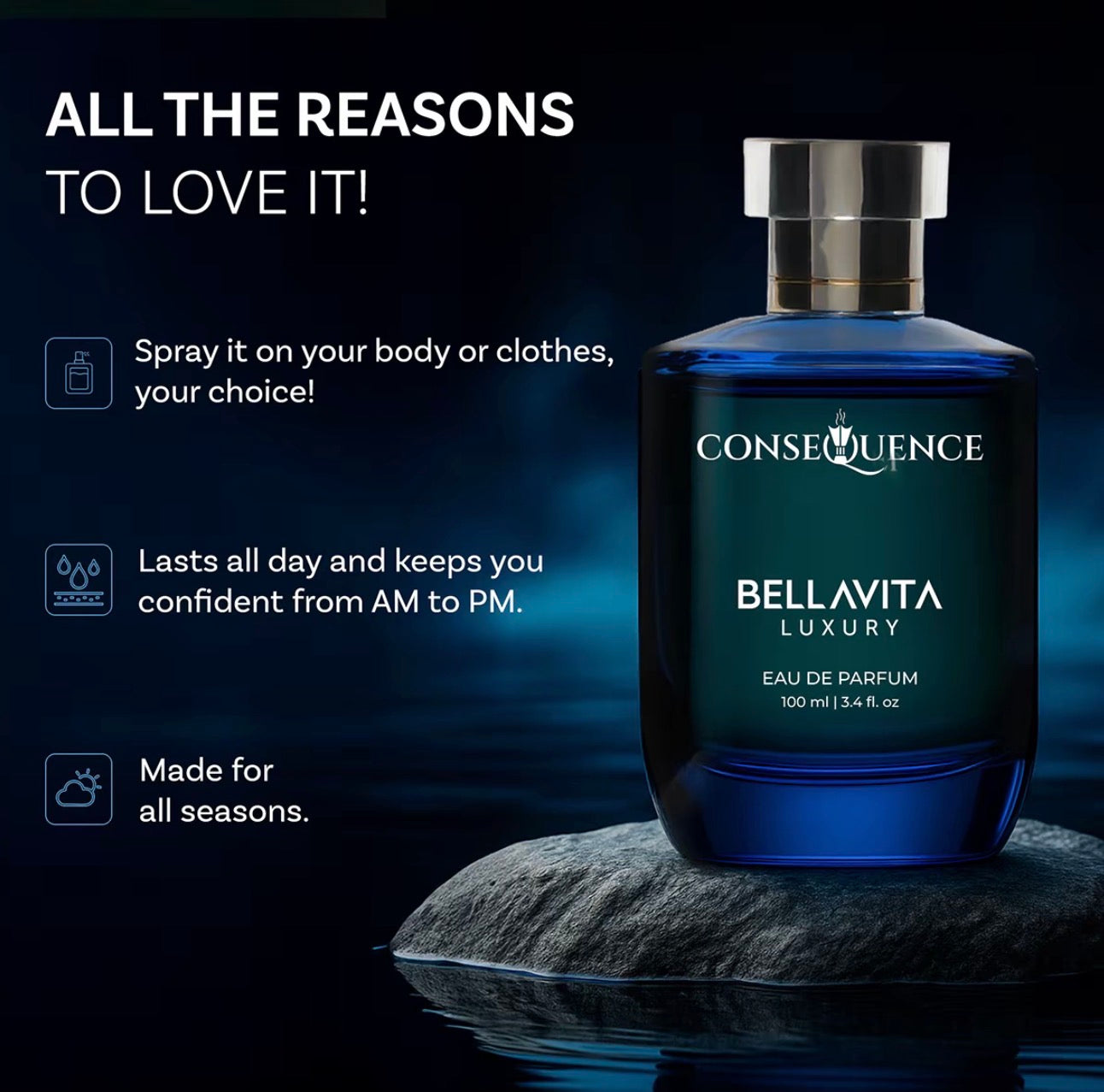 BellaVita CONSEQUENCE Unisex EDP 100ml