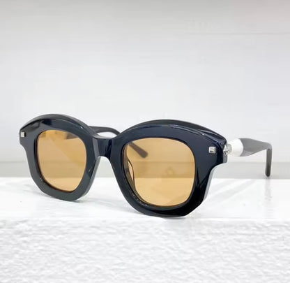 Maske J1 Thick Acetate Heavy Classical Sunglasses Uv400 Optical Prescription Frame Men Classical Designer Brand Germany Glasses