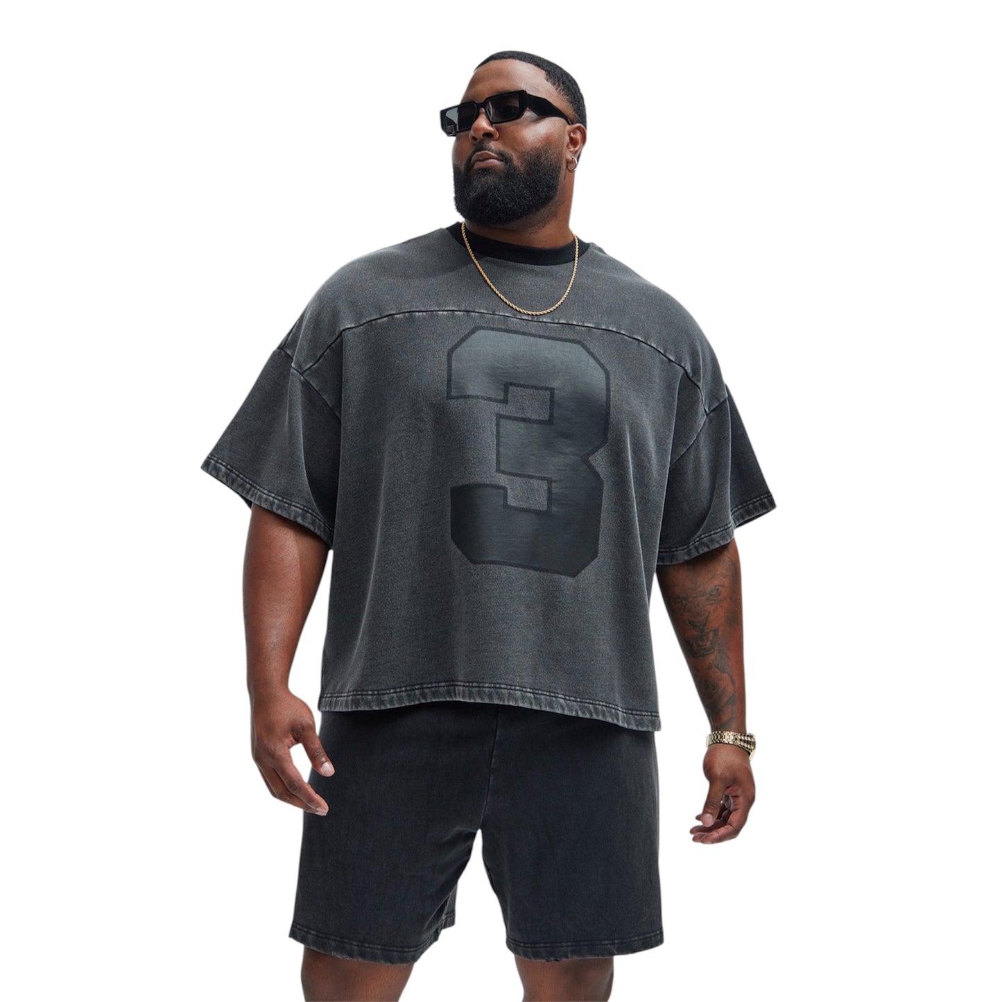 Kyle Oversized Tee Black Wash