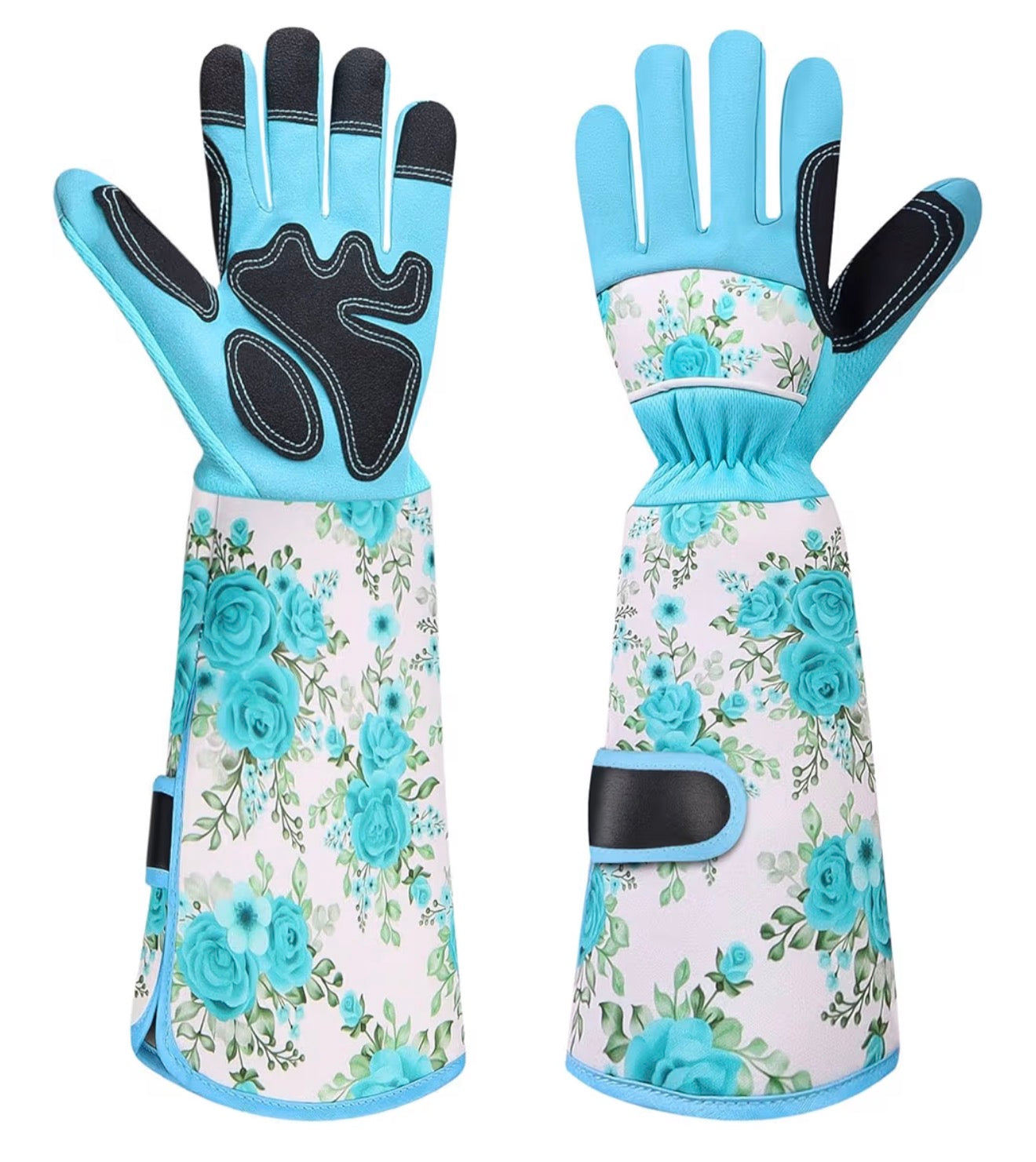DLY Thorn-Proof Leather Gardening Gloves for Women with Forearm Protection