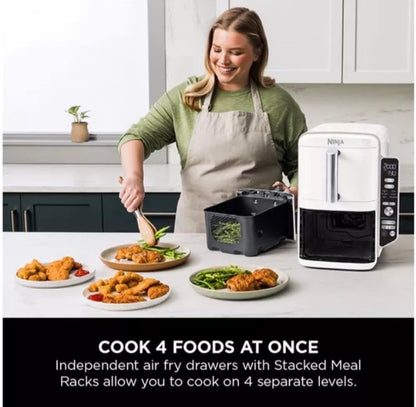 Double Stack XL 2 Drawer Air Fryer 9.5L | SL400UK - White