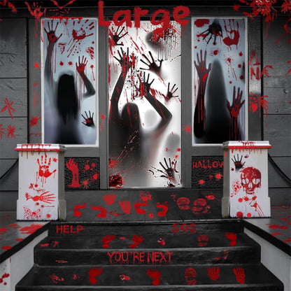 WOHOHOHO 202-Piece Bloody Halloween Decorations Set | Minja Superstore