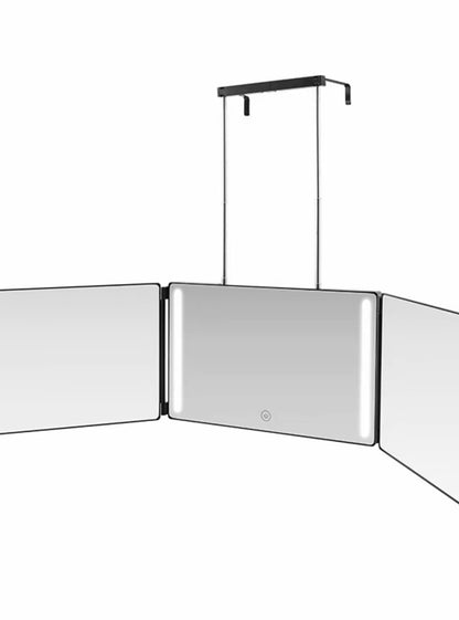 Umitec Adjustable LED 3-Way Mirror with Shelf