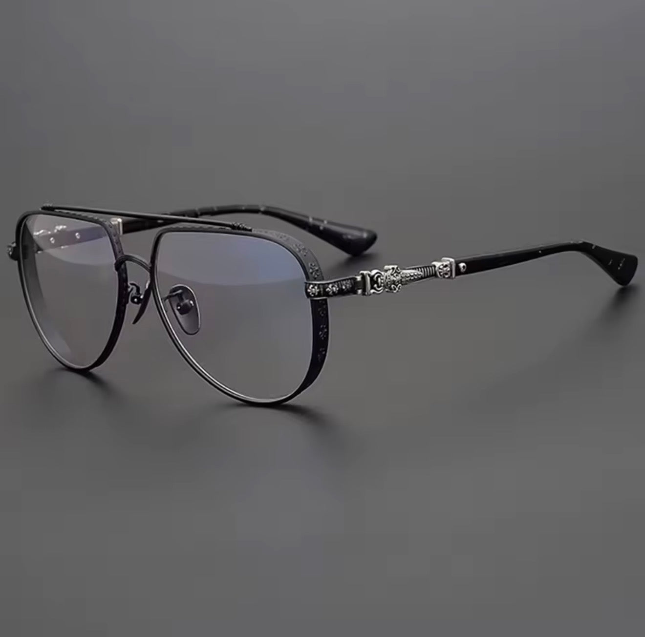 New Male and Female Pilot Glasses Frame Outdoor Leisure Brand Design High Quality Fashion Luxury Optical Prescription Eyeglass